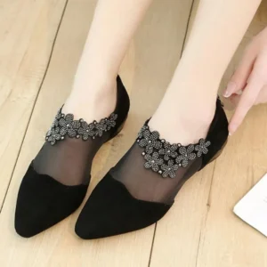Bailarinas Noir Fleur